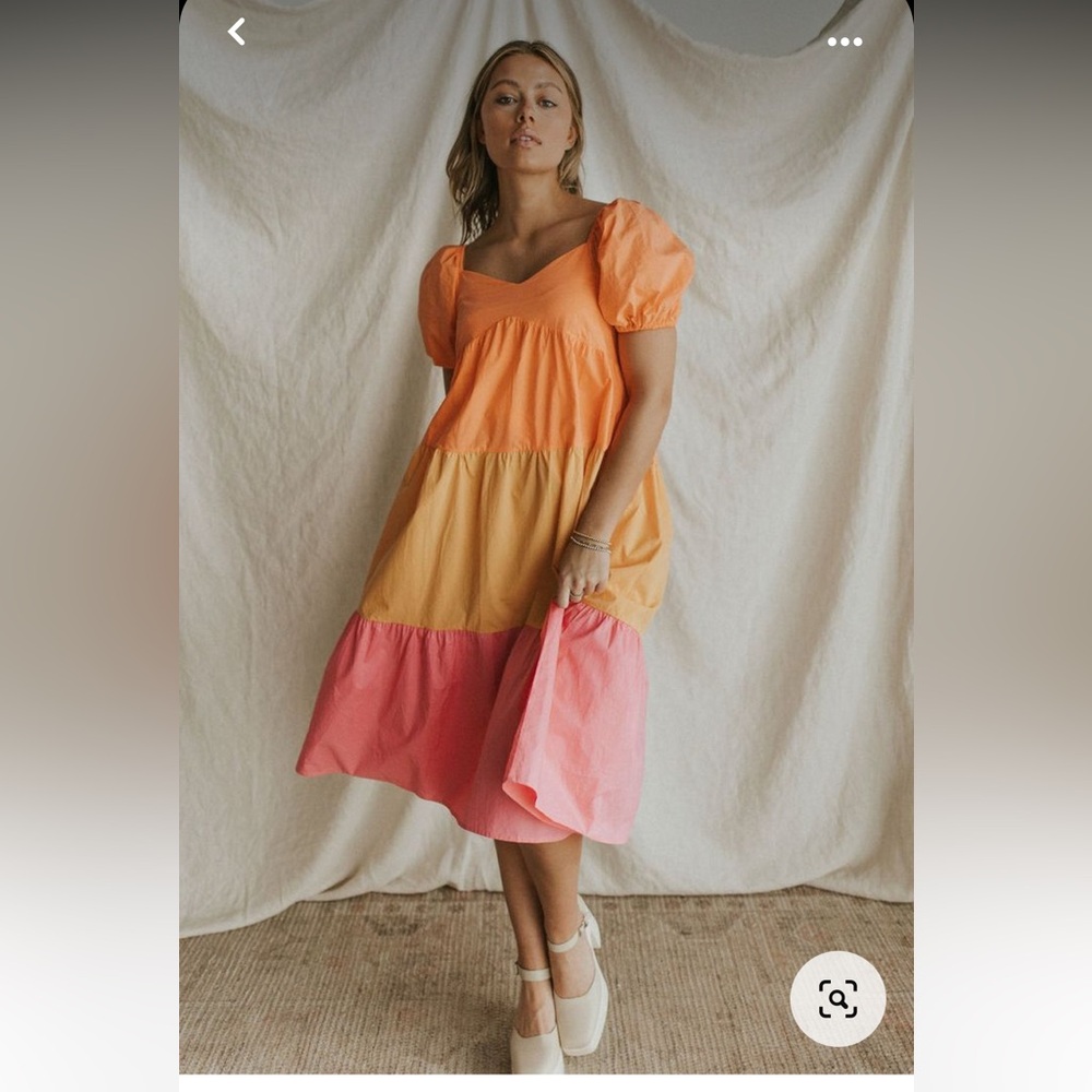 Luna Shop Henly sherbet dress L